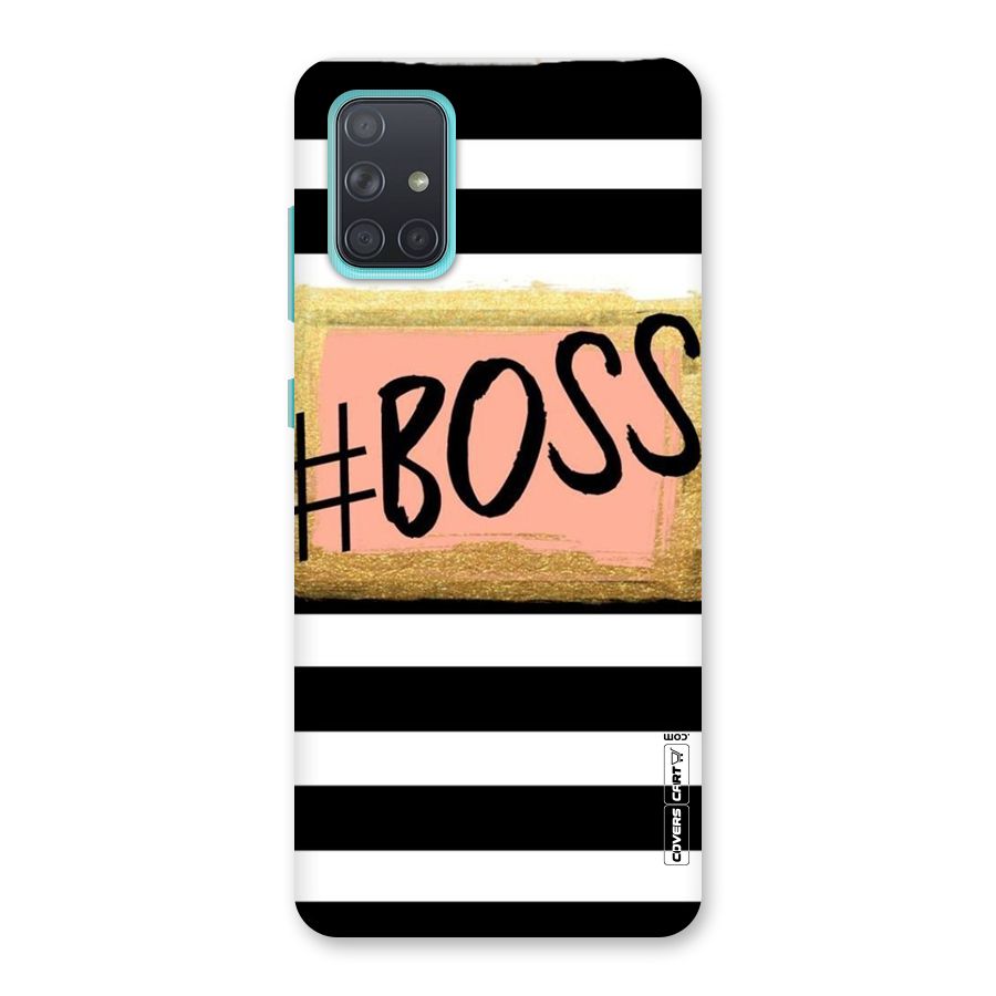 Boss Stripes Back Case for Galaxy A71