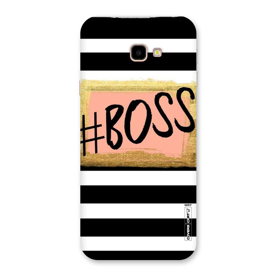Boss Stripes Back Case for Galaxy J4 Plus