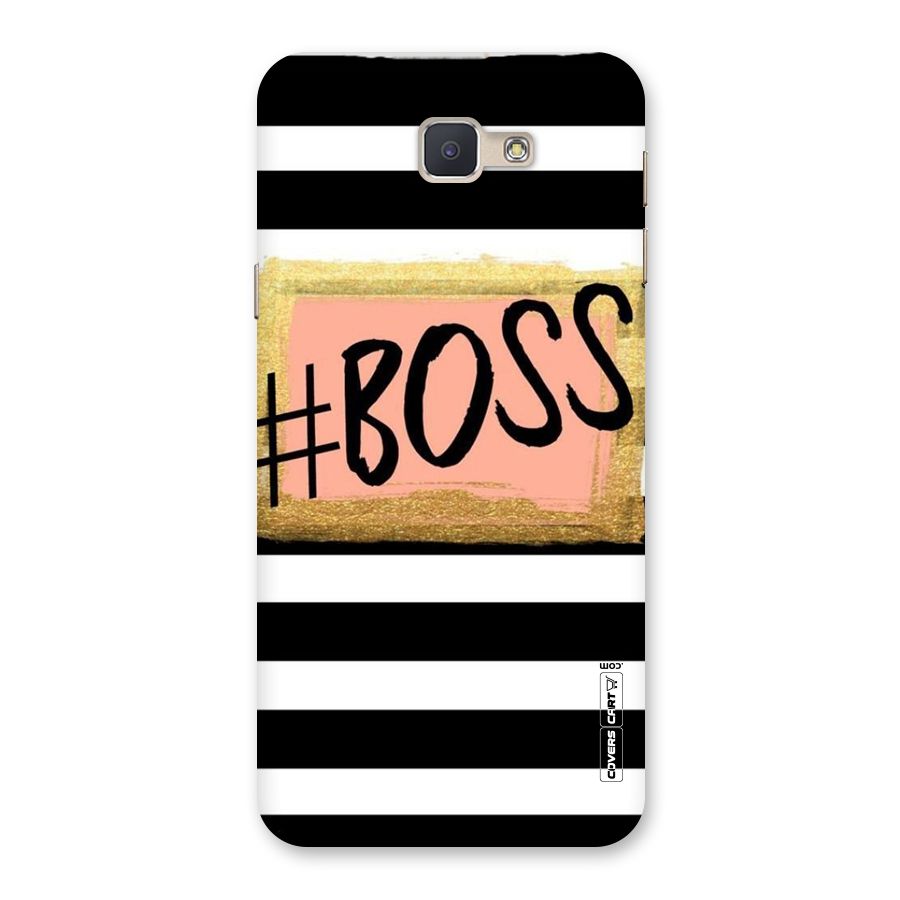 Boss Stripes Back Case for Galaxy J5 Prime