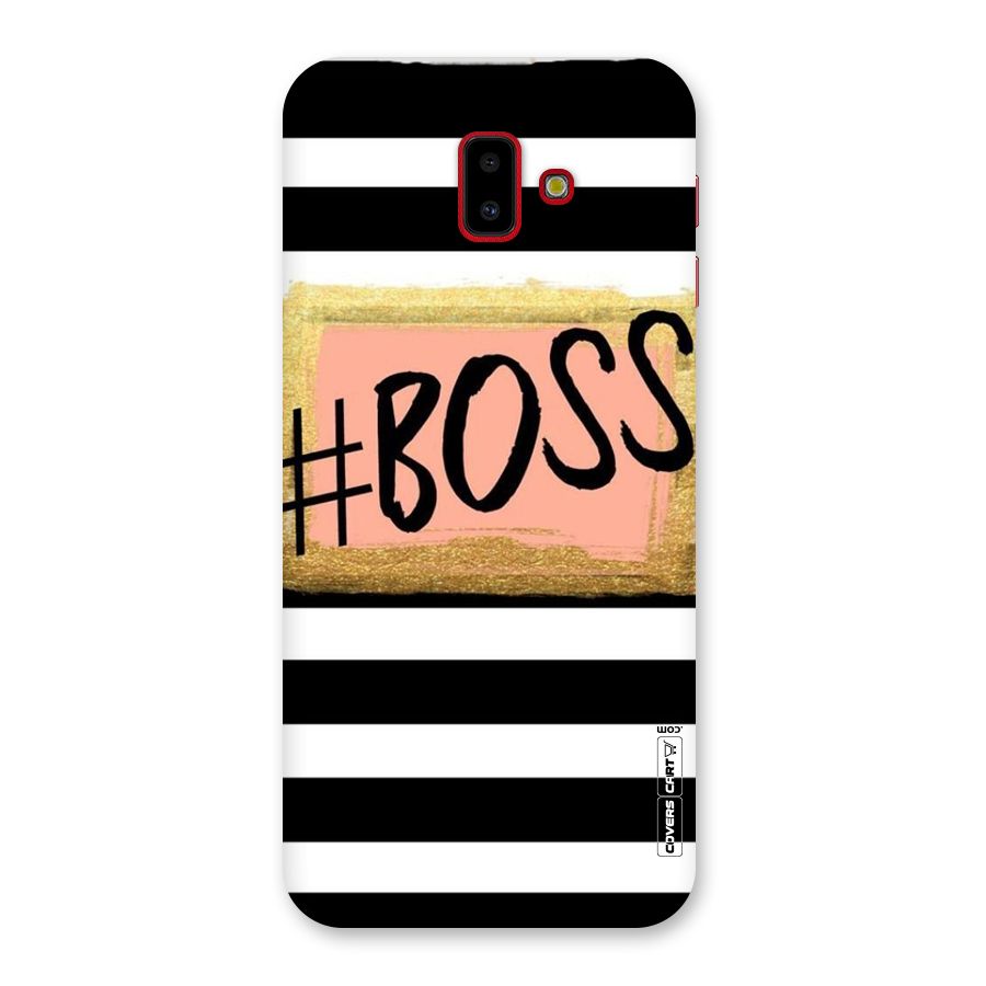 Boss Stripes Back Case for Galaxy J6 Plus