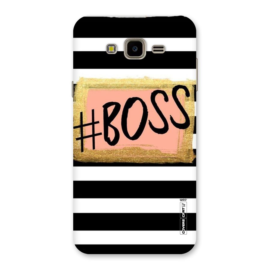 Boss Stripes Back Case for Galaxy J7 Nxt