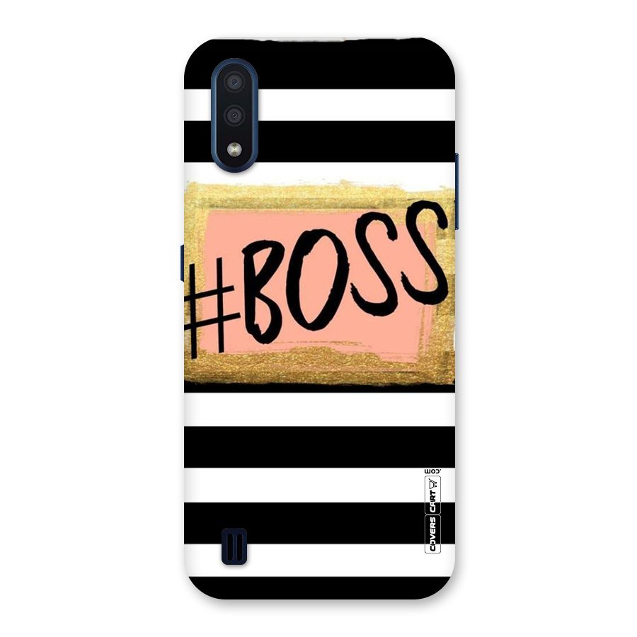 Boss Stripes Back Case for Galaxy M01