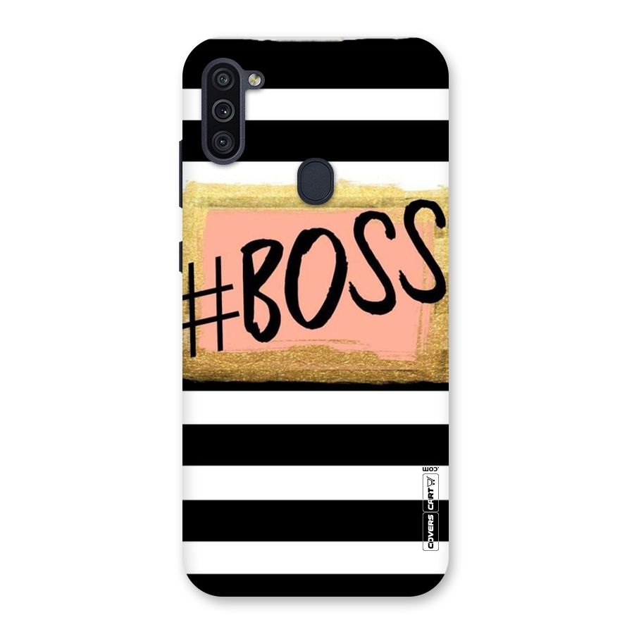 Boss Stripes Back Case for Galaxy M11