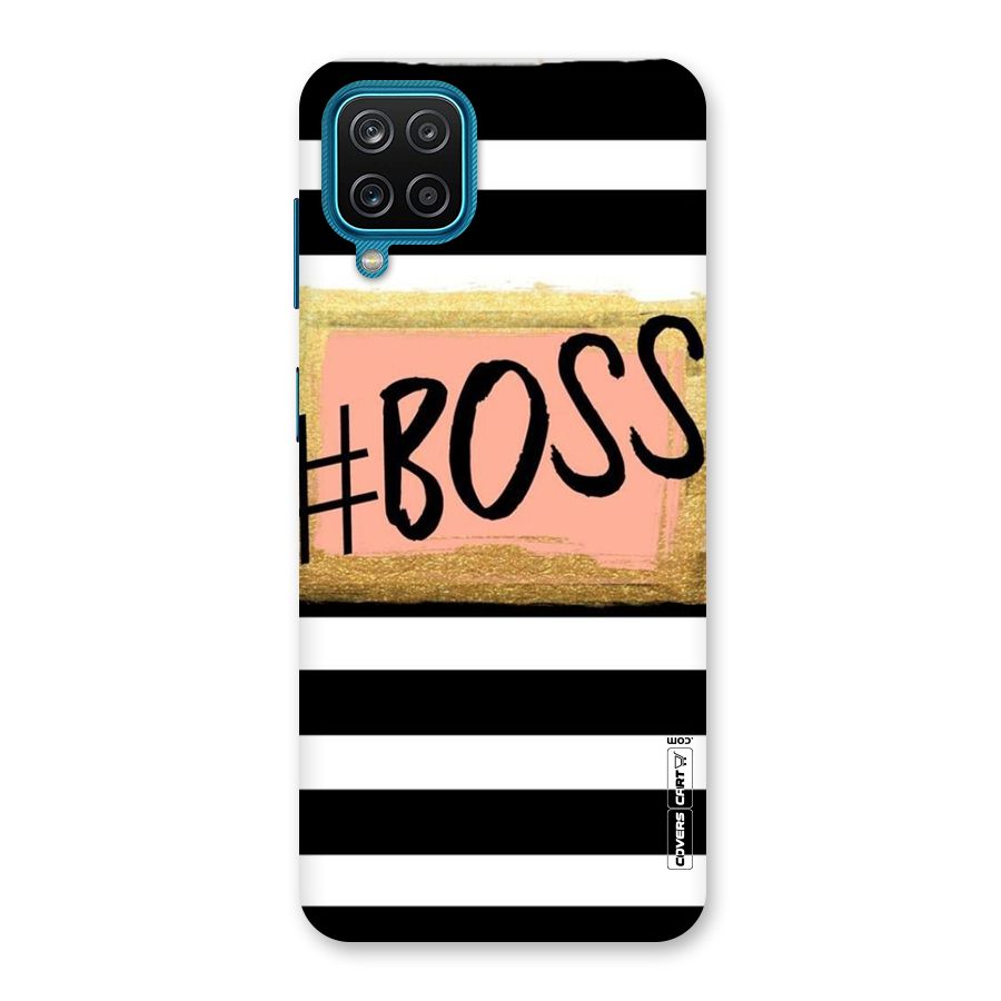 Boss Stripes Back Case for Galaxy M12