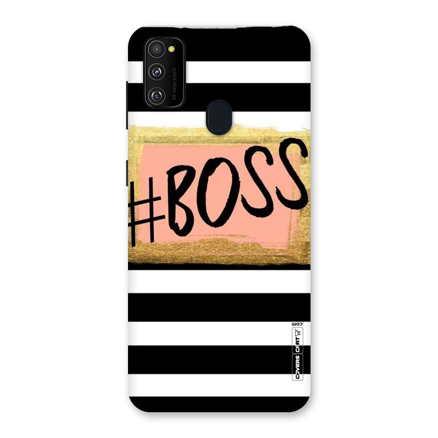Boss Stripes Back Case for Galaxy M30s
