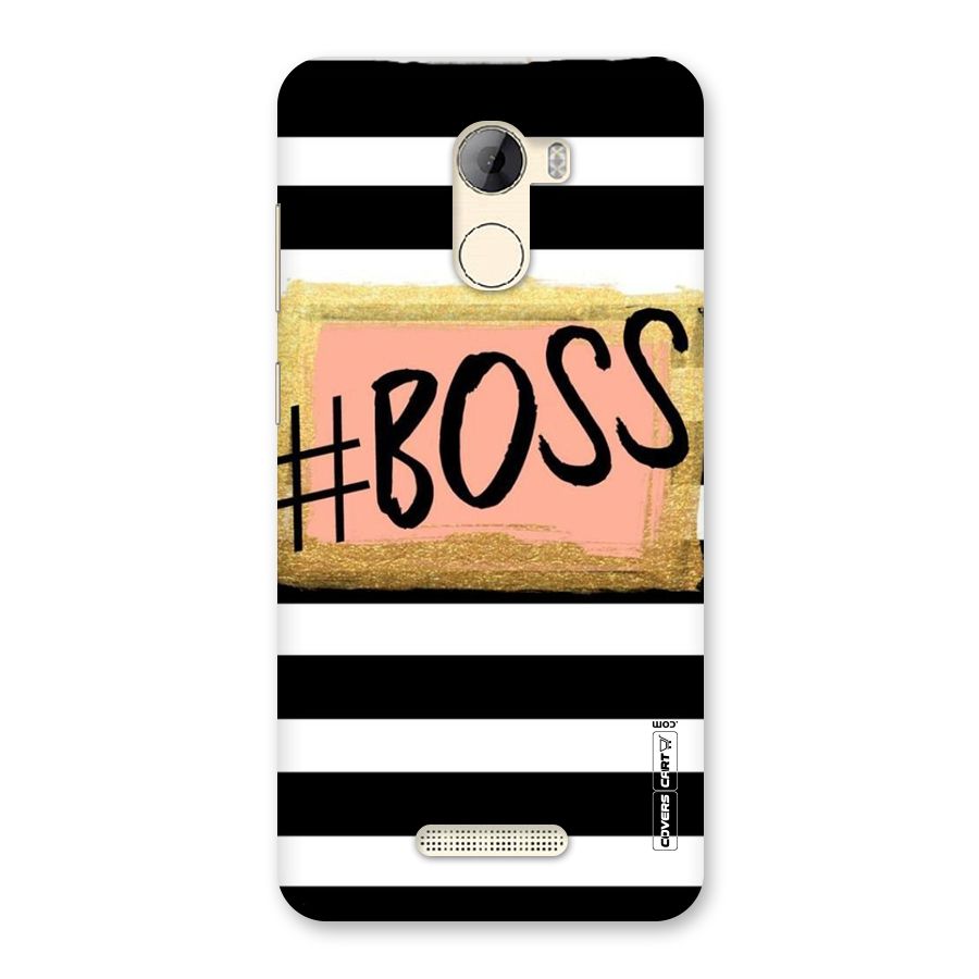 Boss Stripes Back Case for Gionee A1 LIte