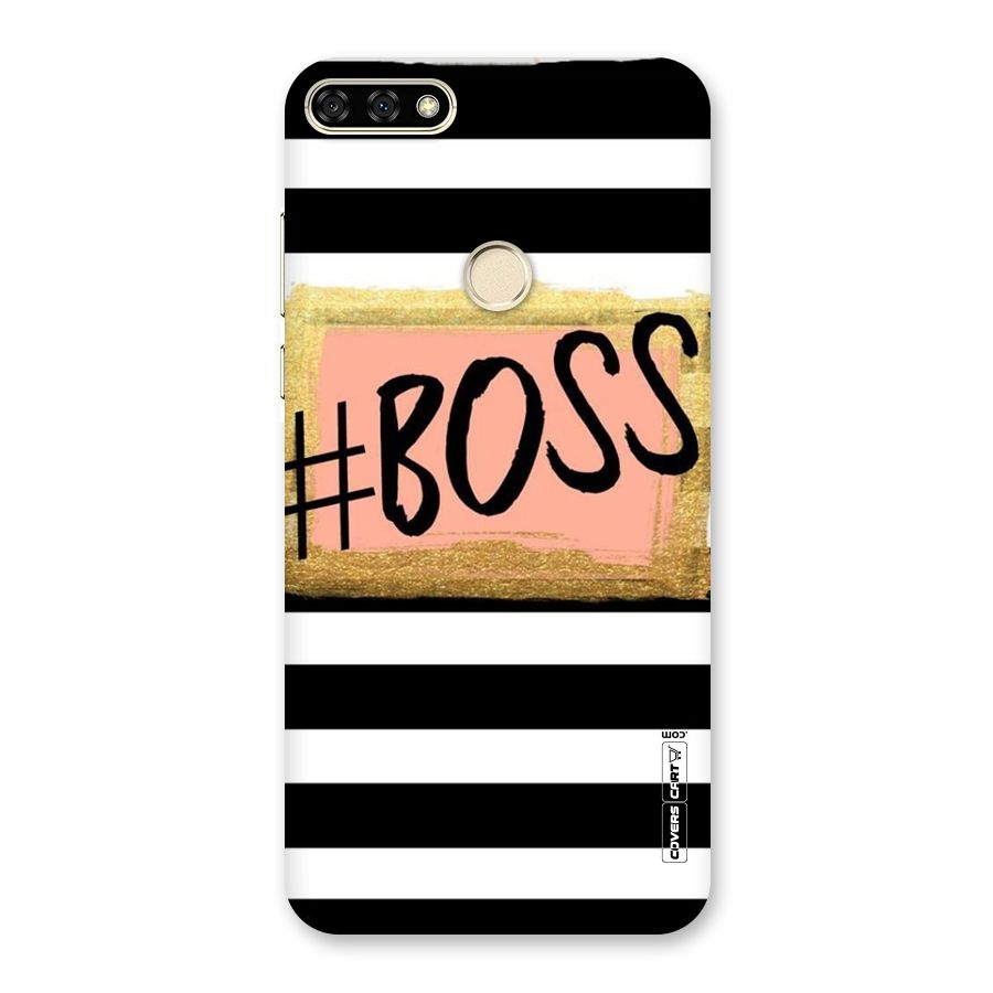 Boss Stripes Back Case for Honor 7A
