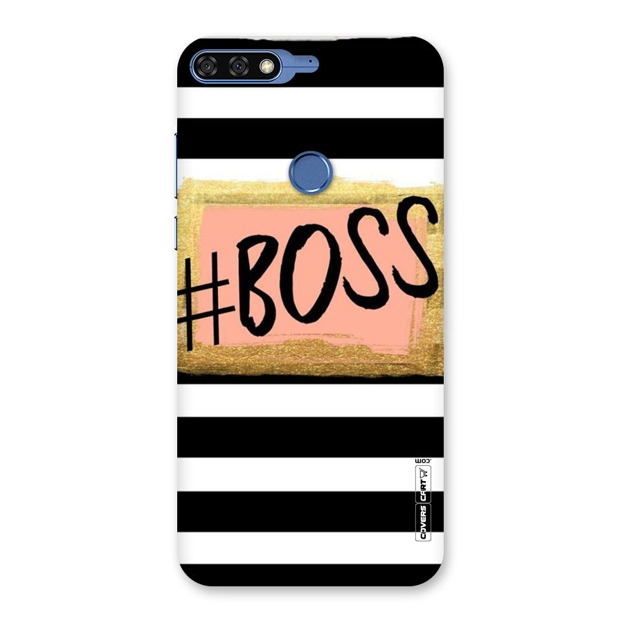 Boss Stripes Back Case for Honor 7C
