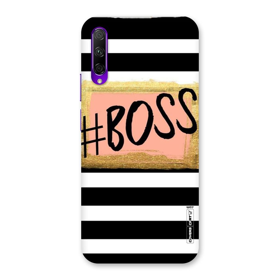 Boss Stripes Back Case for Honor 9X Pro