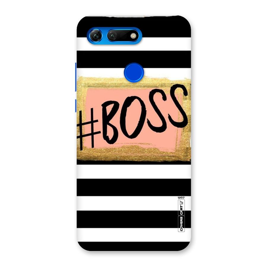 Boss Stripes Back Case for Honor View 20