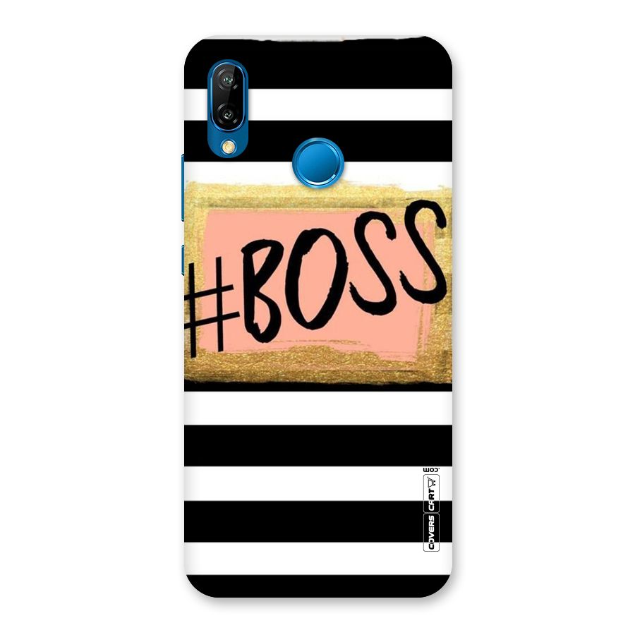 Boss Stripes Back Case for Huawei P20 Lite