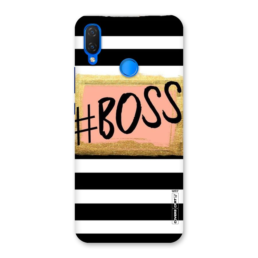 Boss Stripes Back Case for Huawei P Smart+