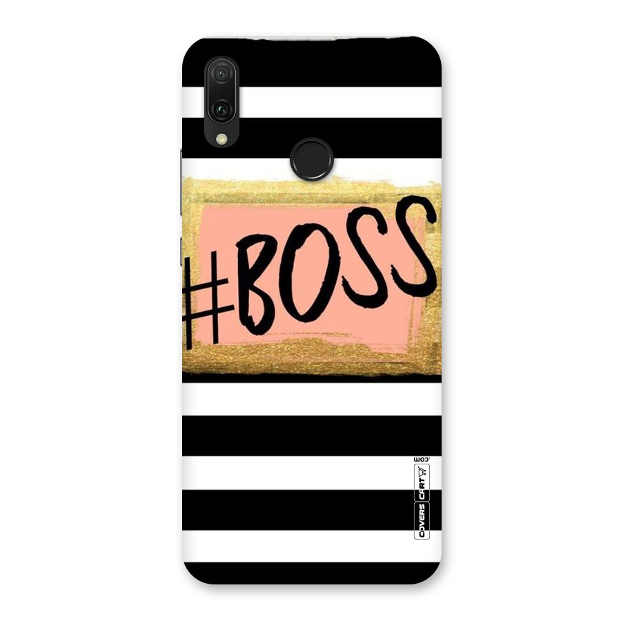Boss Stripes Back Case for Huawei Y9 (2019)