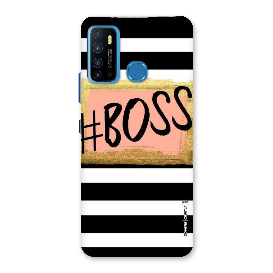 Boss Stripes Back Case for Infinix Hot 9