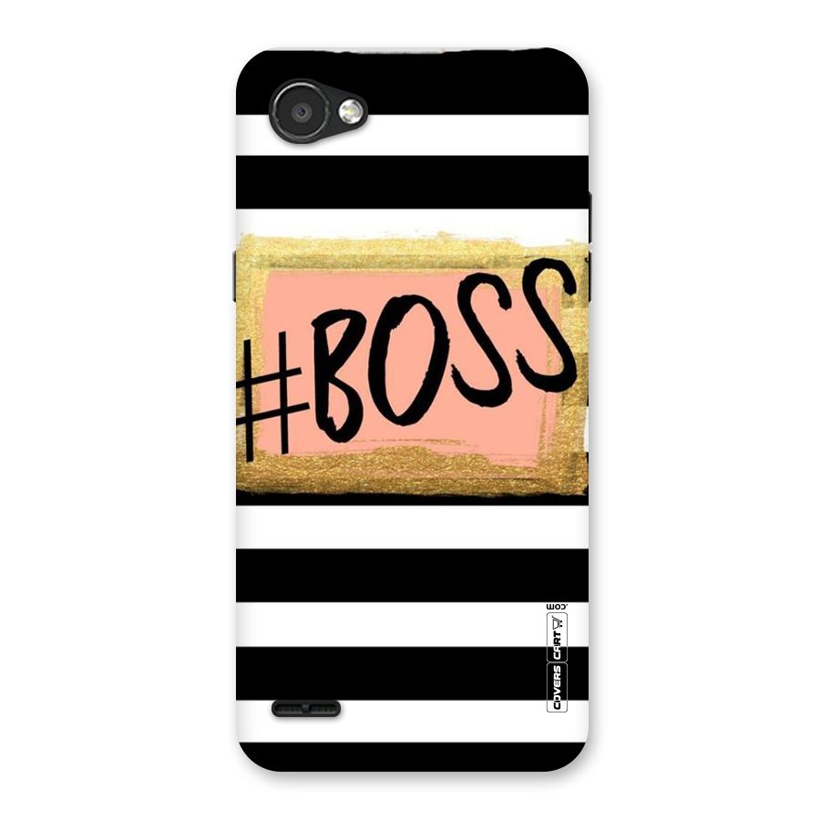 Boss Stripes Back Case for LG Q6