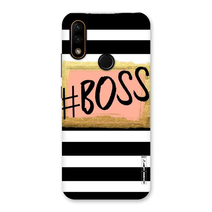 Boss Stripes Back Case for Lenovo A6 Note