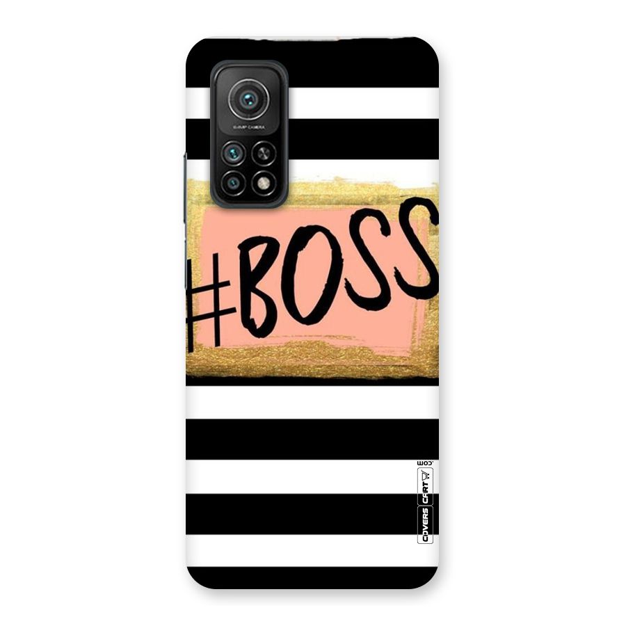 Boss Stripes Back Case for Mi 10T 5G