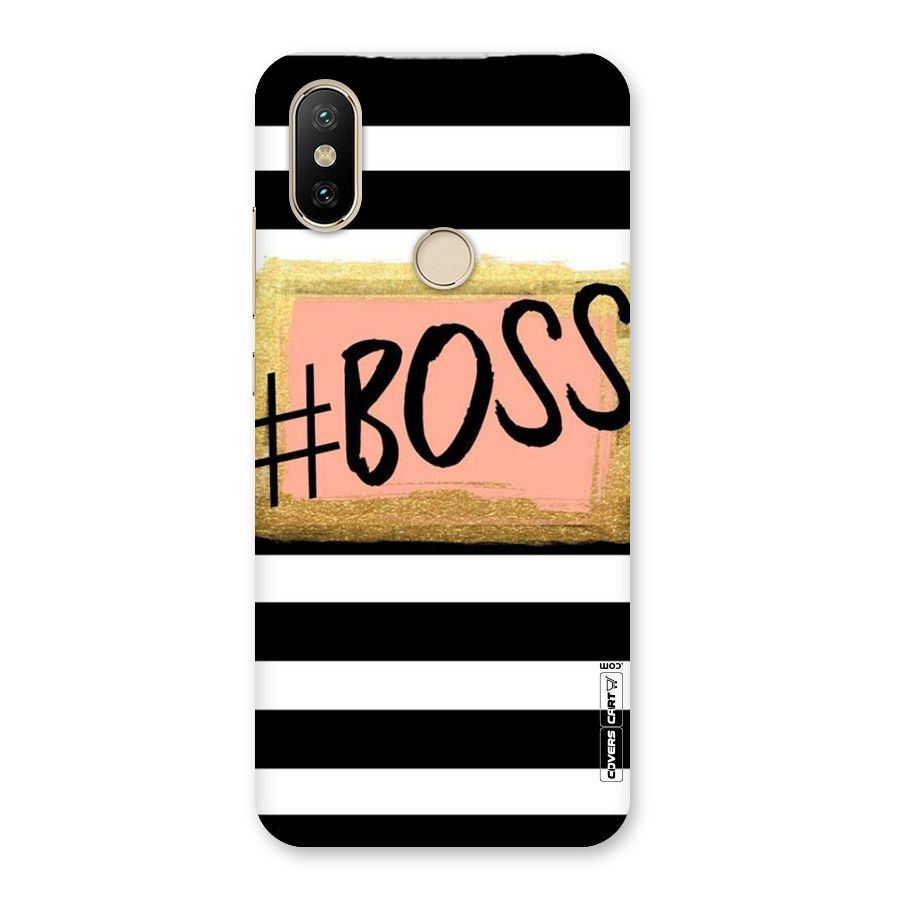 Boss Stripes Back Case for Mi A2