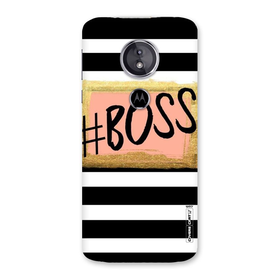 Boss Stripes Back Case for Moto E5