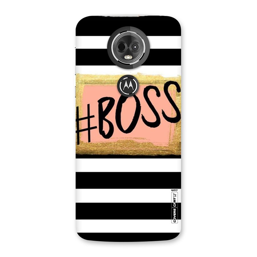 Boss Stripes Back Case for Moto E5 Plus