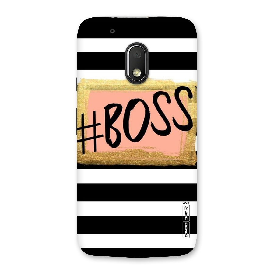 Boss Stripes Back Case for Moto G4 Play