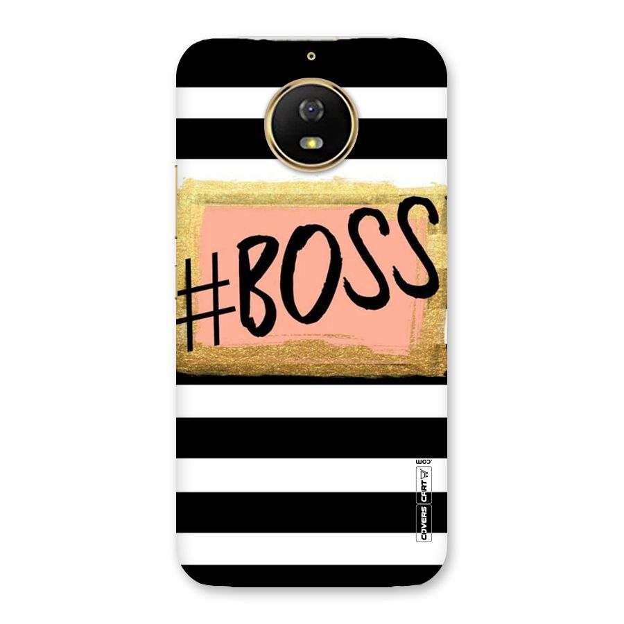 Boss Stripes Back Case for Moto G5s