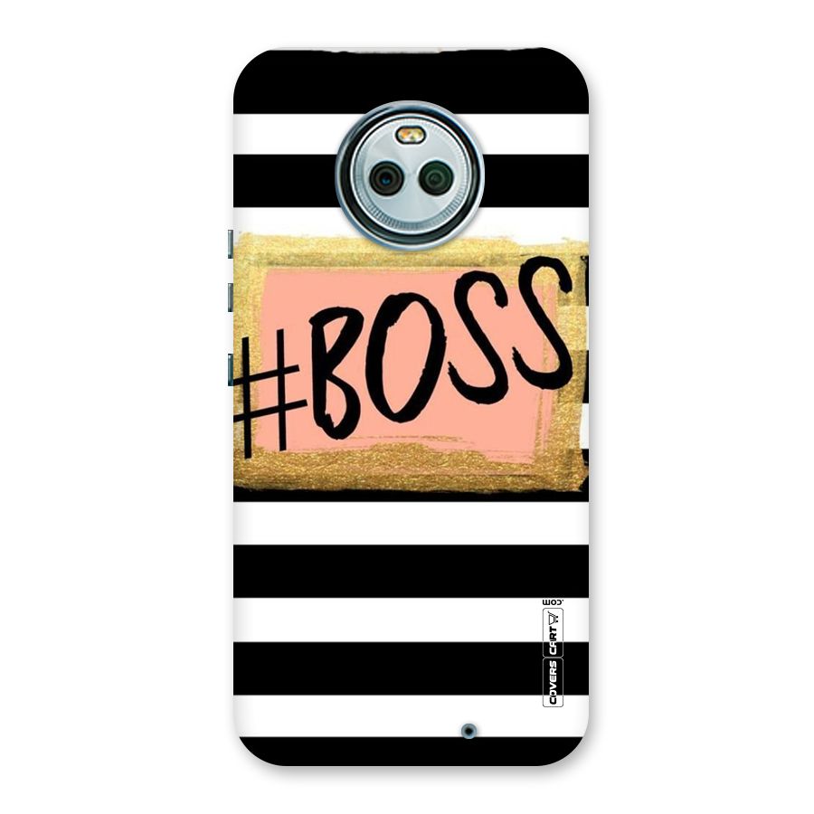 Boss Stripes Back Case for Moto X4