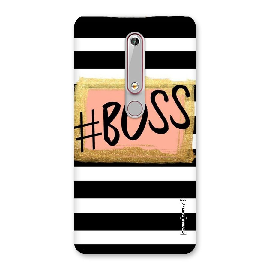 Boss Stripes Back Case for Nokia 6.1