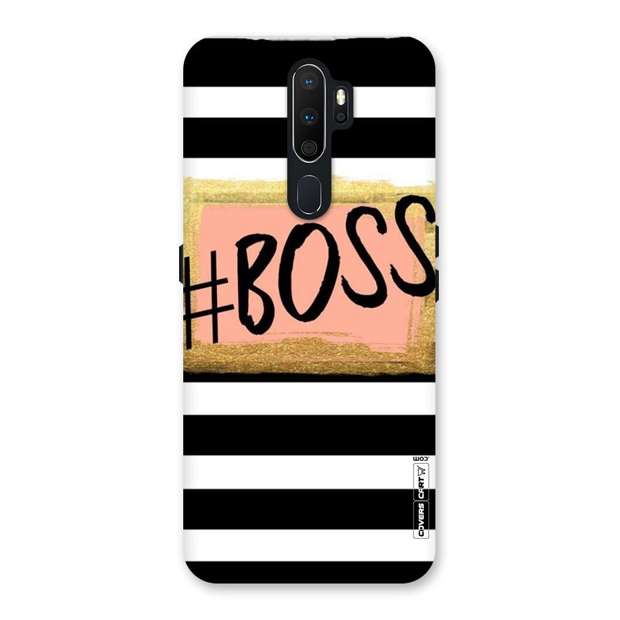 Boss Stripes Back Case for Oppo A5 (2020)