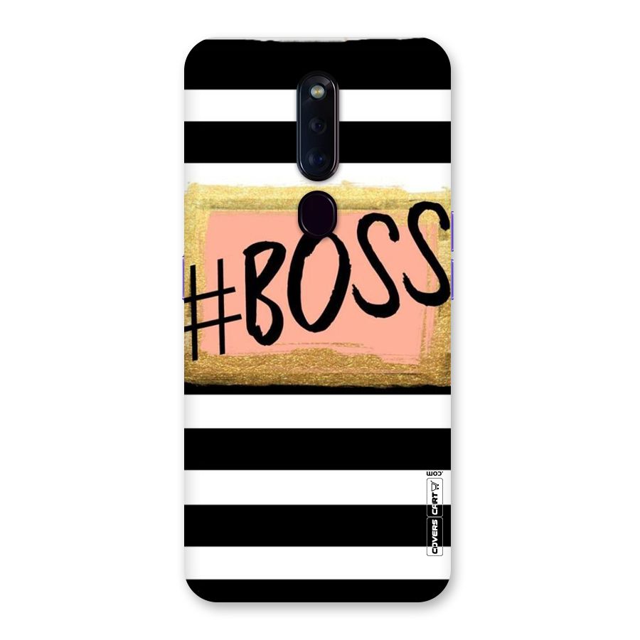 Boss Stripes Back Case for Oppo F11 Pro
