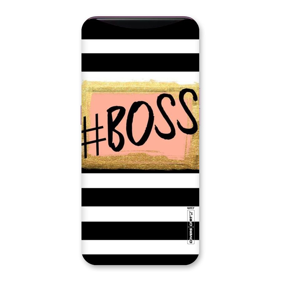 Boss Stripes Back Case for Oppo Find X