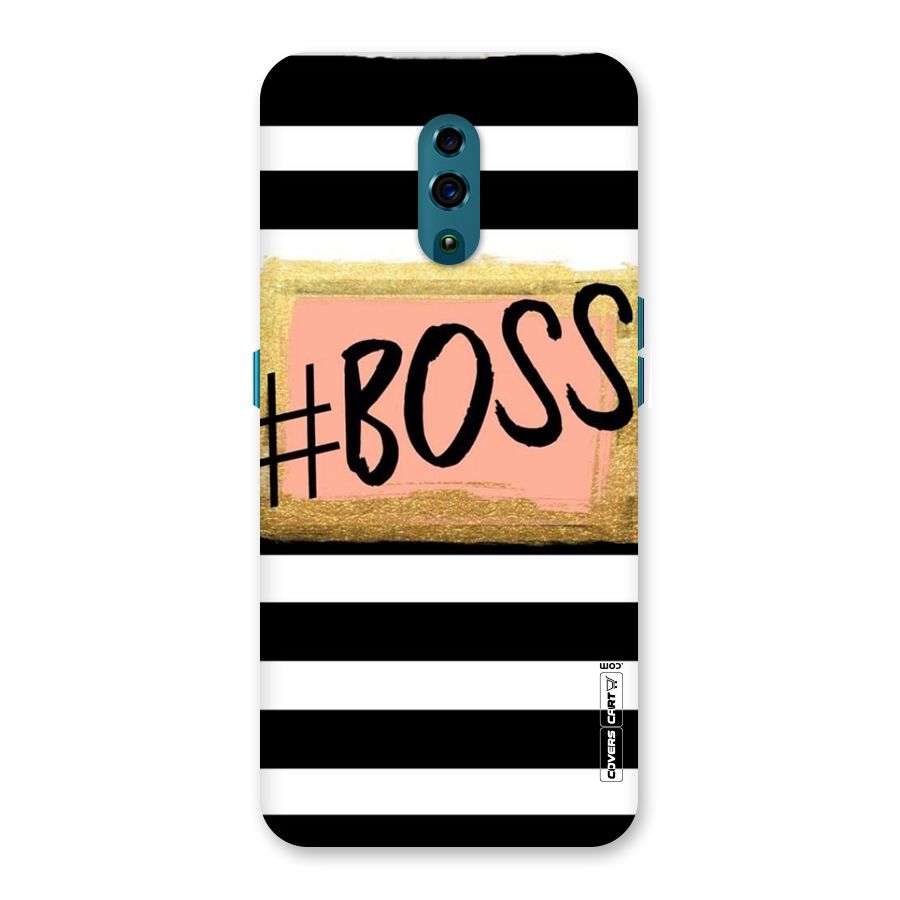 Boss Stripes Back Case for Oppo Reno