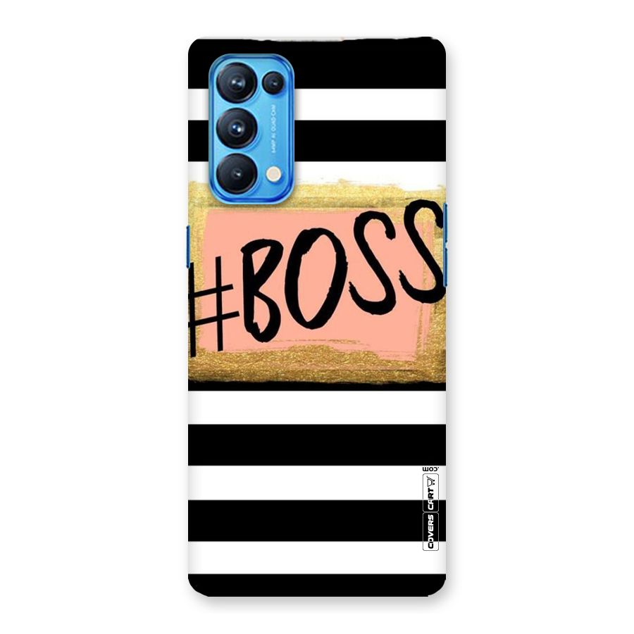 Boss Stripes Back Case for Oppo Reno5 Pro 5G