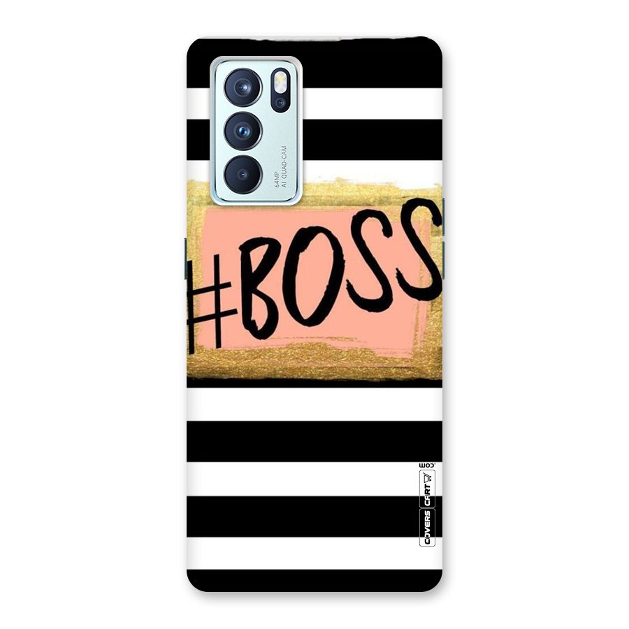 Boss Stripes Back Case for Oppo Reno6 Pro 5G