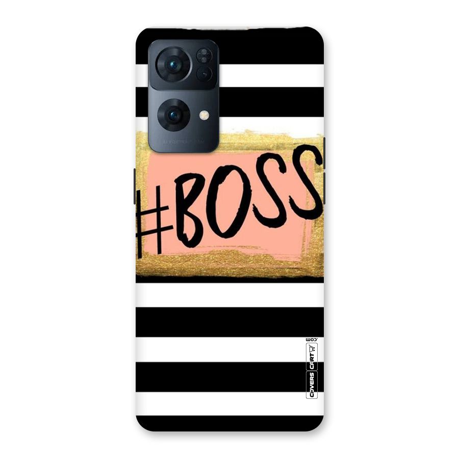 Boss Stripes Back Case for Oppo Reno7 Pro 5G