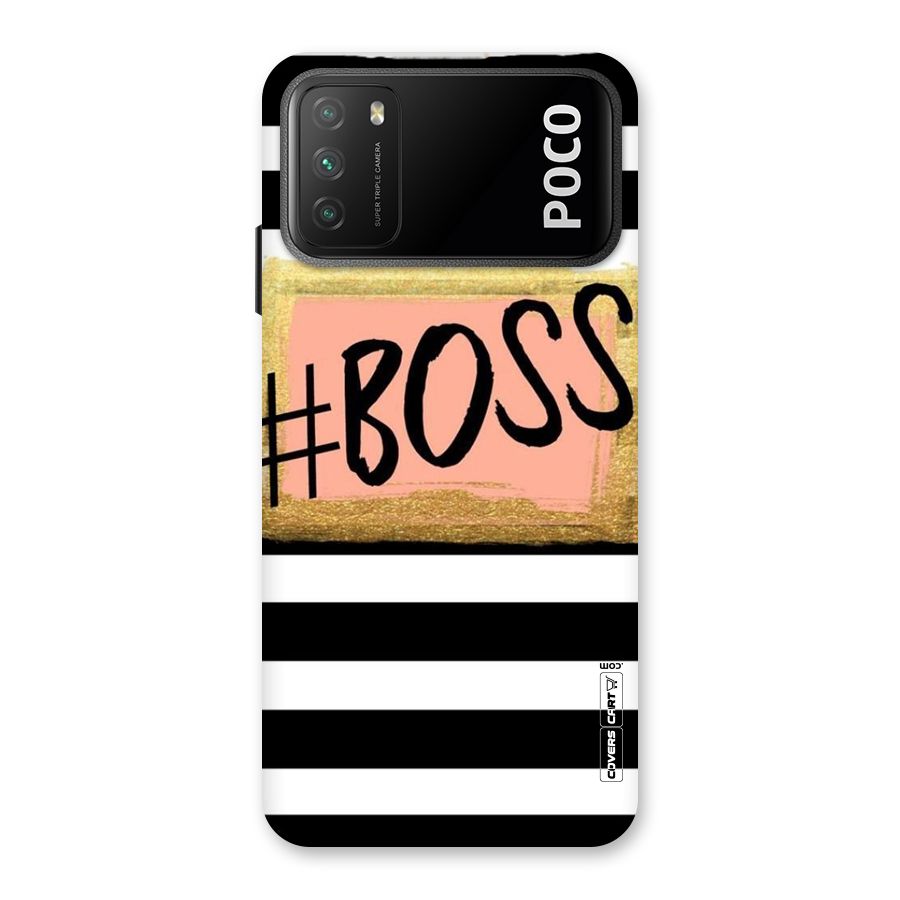 Boss Stripes Back Case for Poco M3