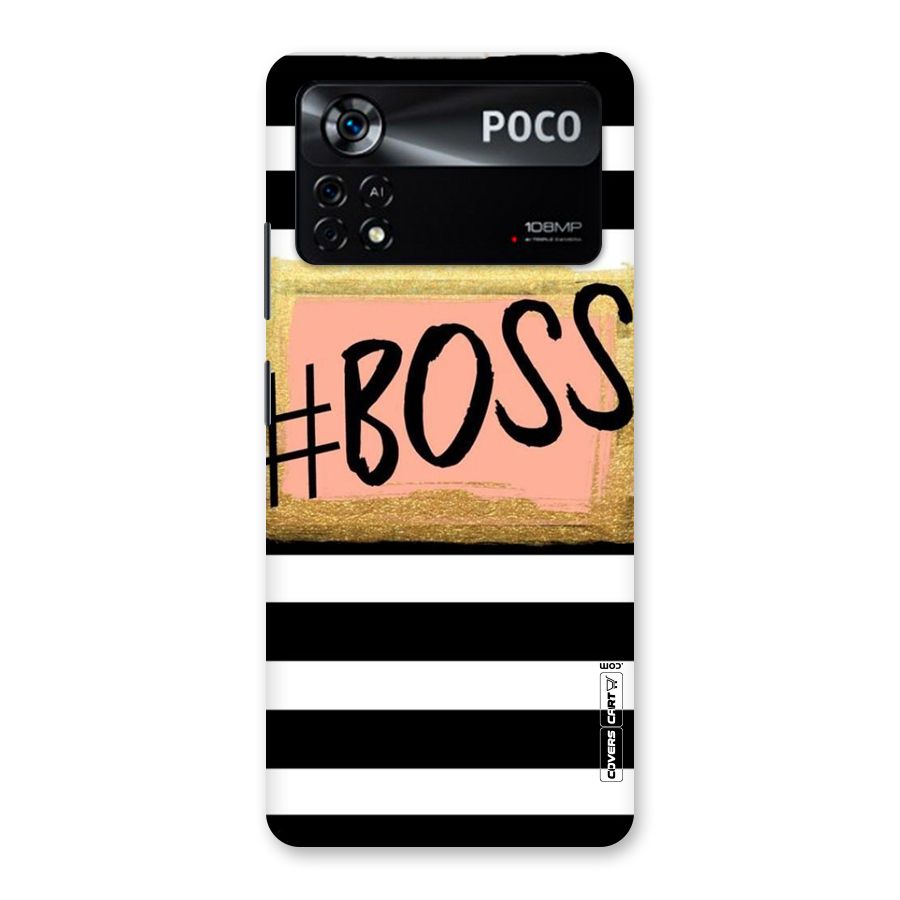 Boss Stripes Back Case for Poco X4 Pro 5G