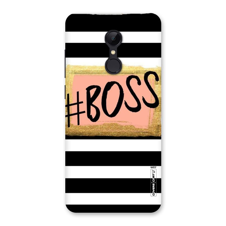 Boss Stripes Back Case for Redmi 5