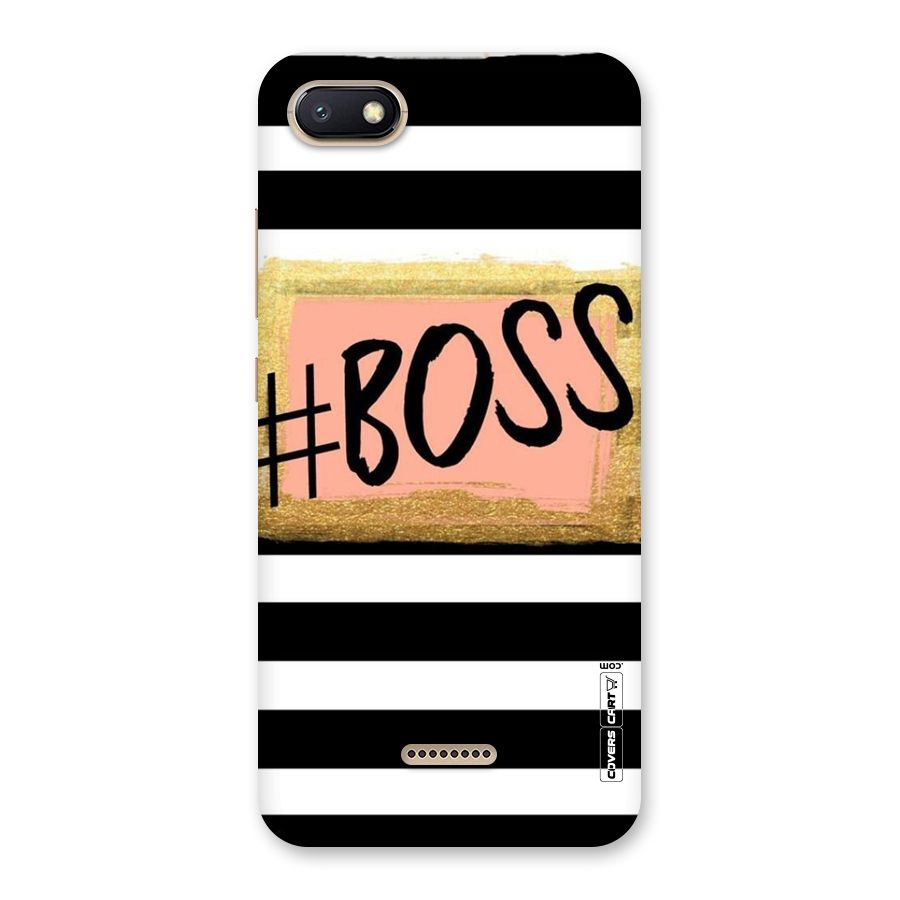 Boss Stripes Back Case for Redmi 6A