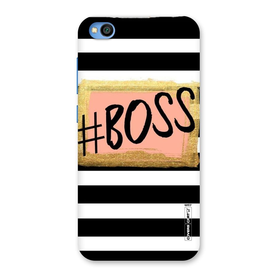 Boss Stripes Back Case for Redmi Go