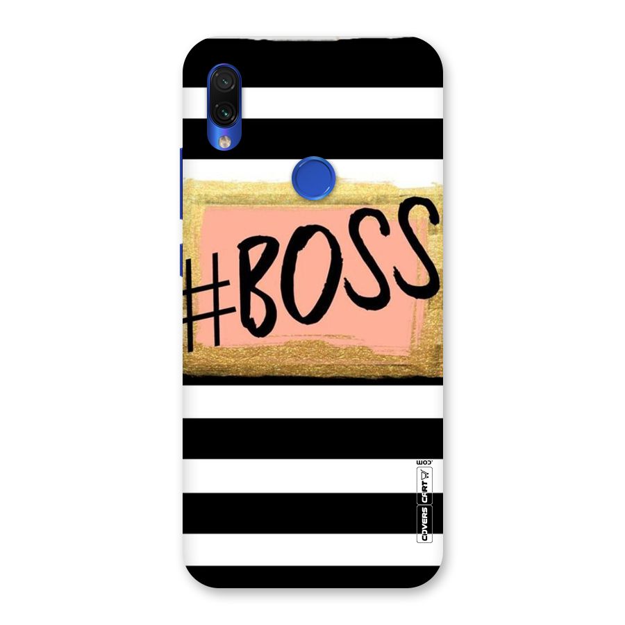 Boss Stripes Back Case for Redmi Note 7S