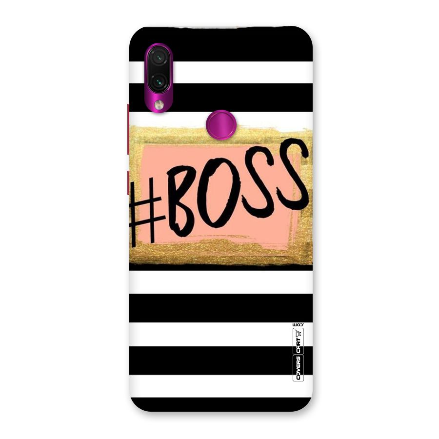 Boss Stripes Back Case for Redmi Note 7 Pro