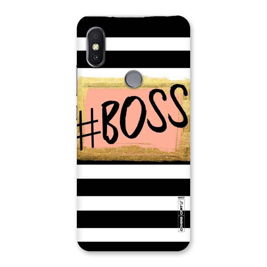 Boss Stripes Back Case for Redmi Y2