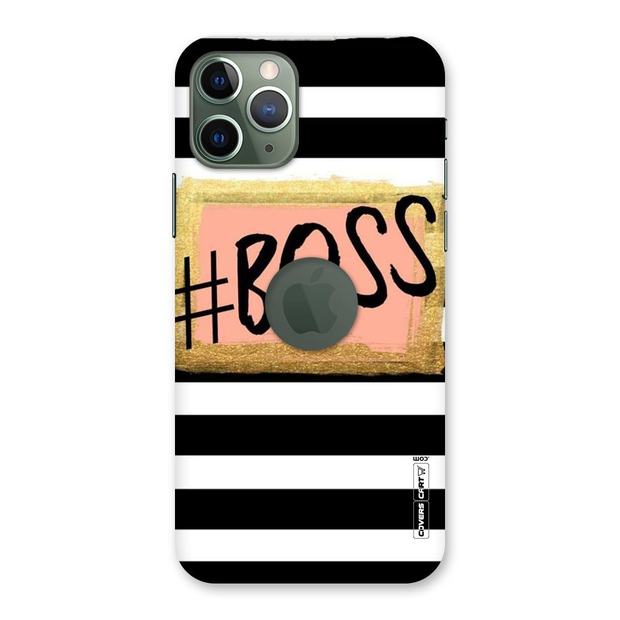 Boss Stripes Back Case for iPhone 11 Pro Logo  Cut