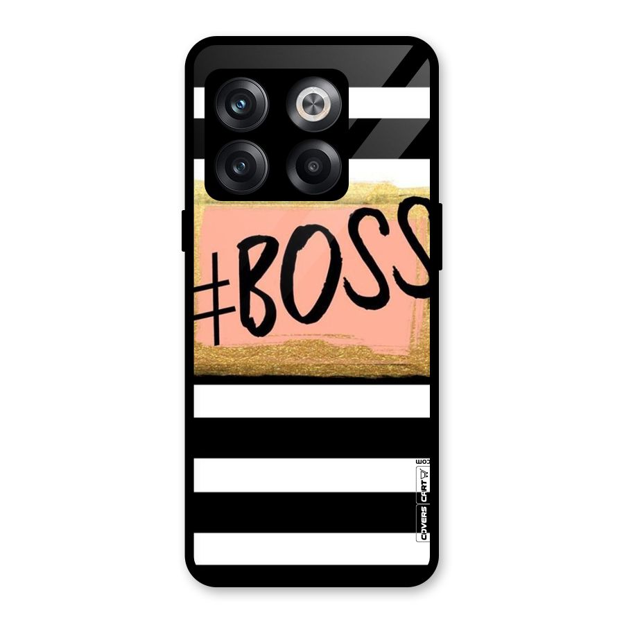 Boss Stripes Glass Back Case for OnePlus 10T