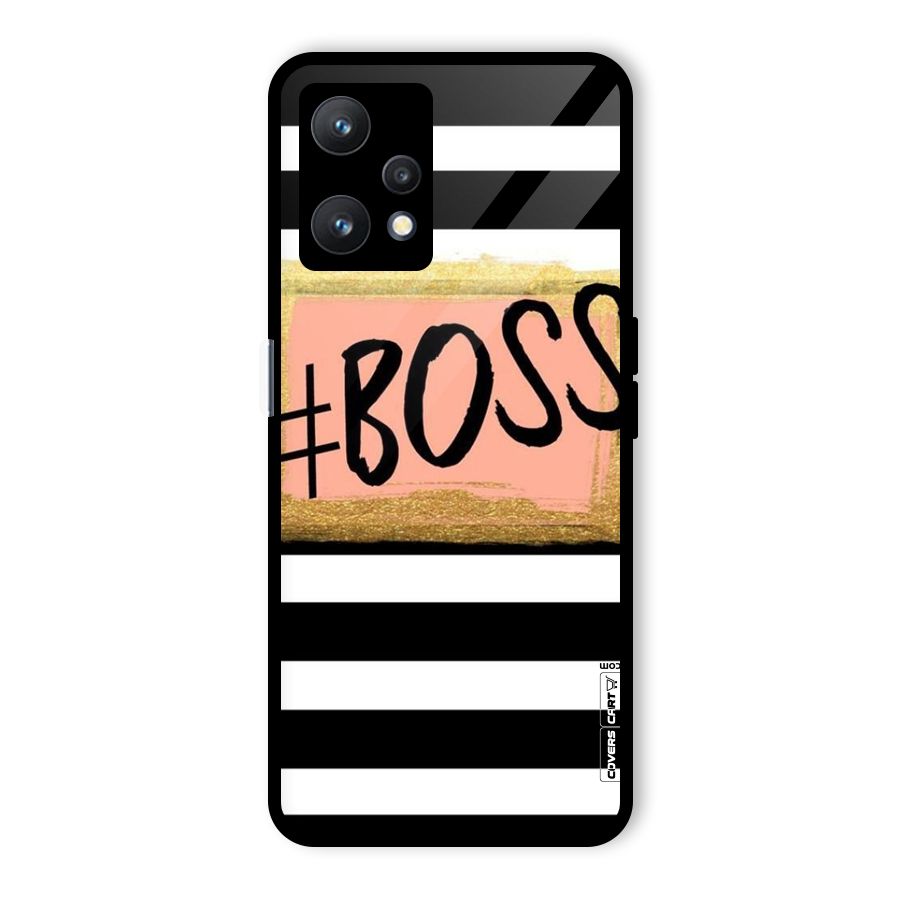 Boss Stripes Glass Back Case for Realme 9 Pro 5G