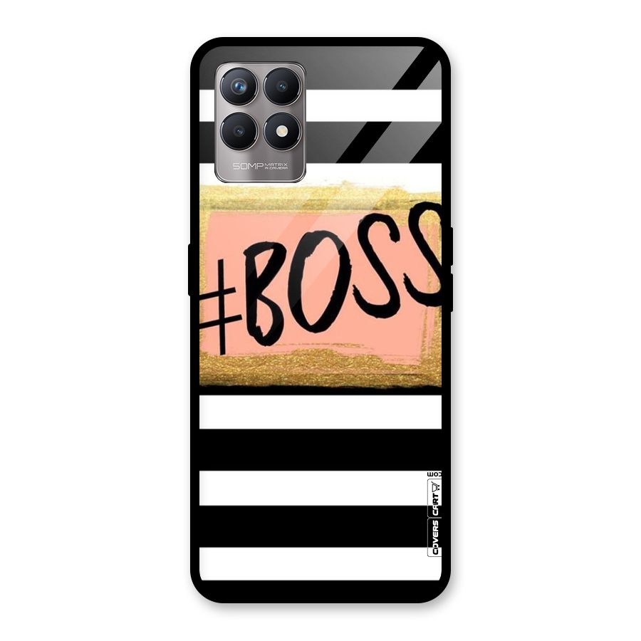 Boss Stripes Glass Back Case for Realme Narzo 50
