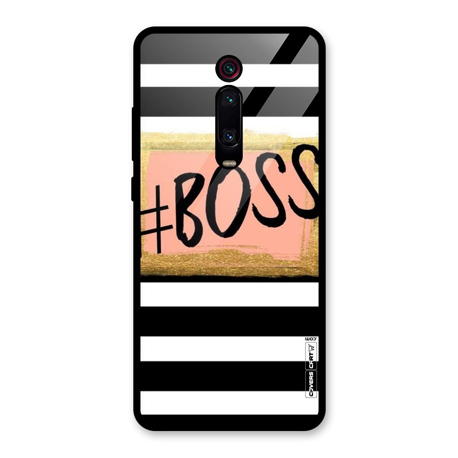 Boss Stripes Glass Back Case for Redmi K20 Pro