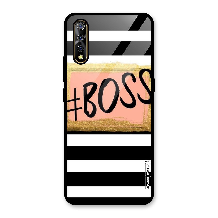 Boss Stripes Glass Back Case for Vivo S1