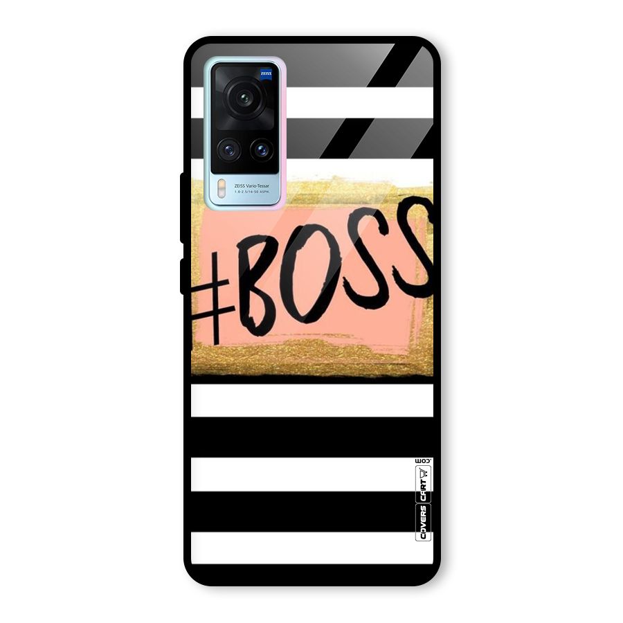 Boss Stripes Glass Back Case for Vivo X60
